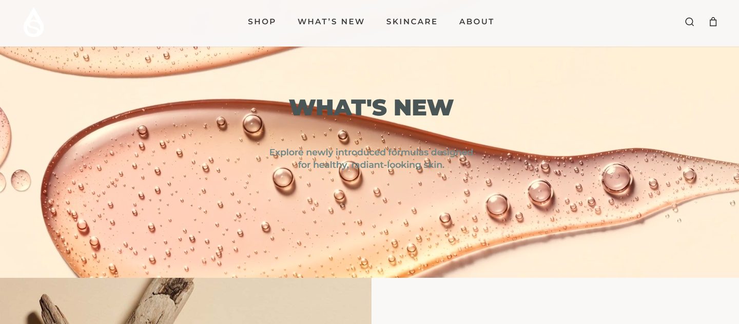 The What's New page